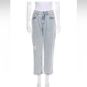 Anine Bing high-rise straight leg jean